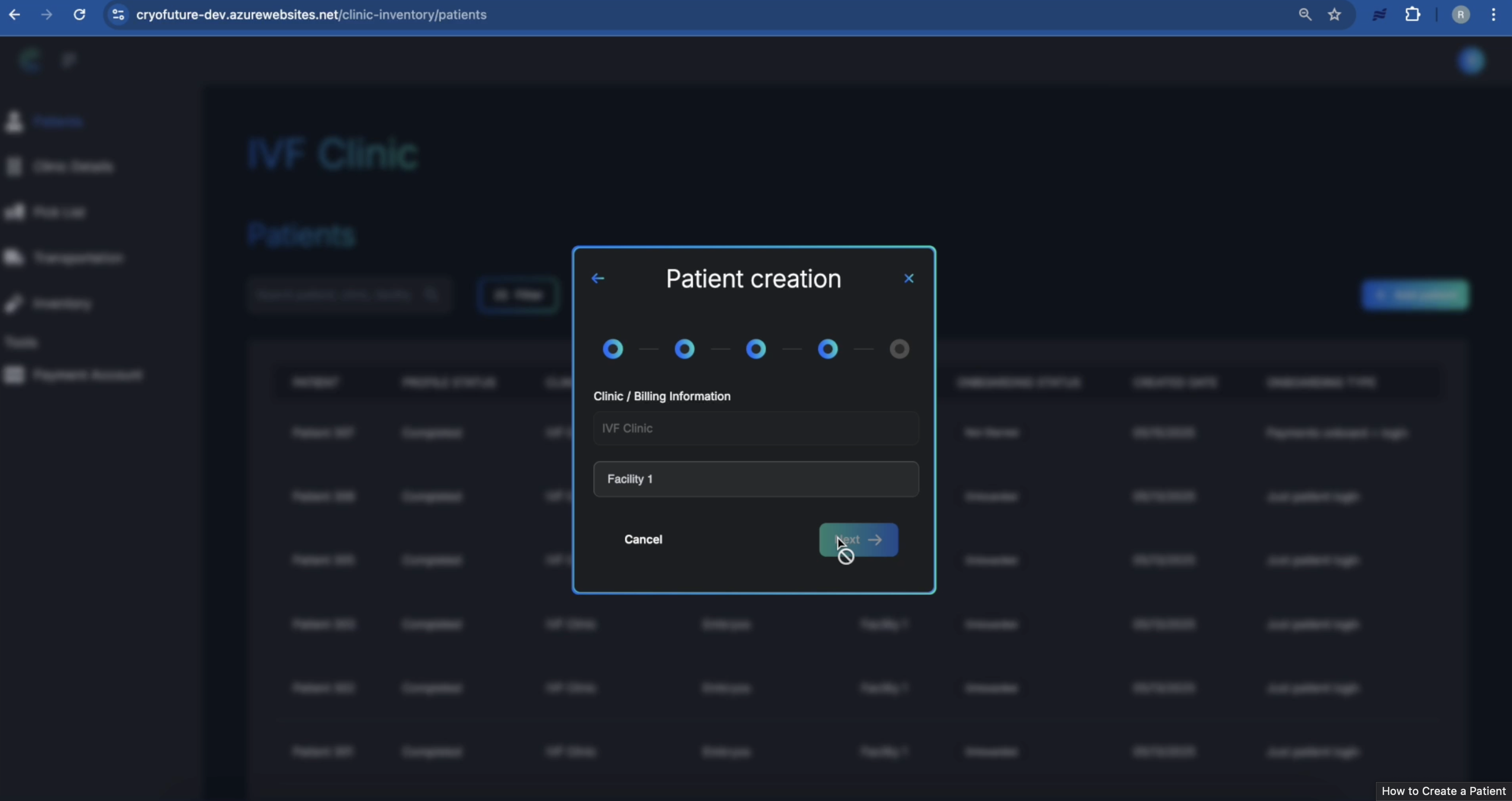 Storage Facility Selection